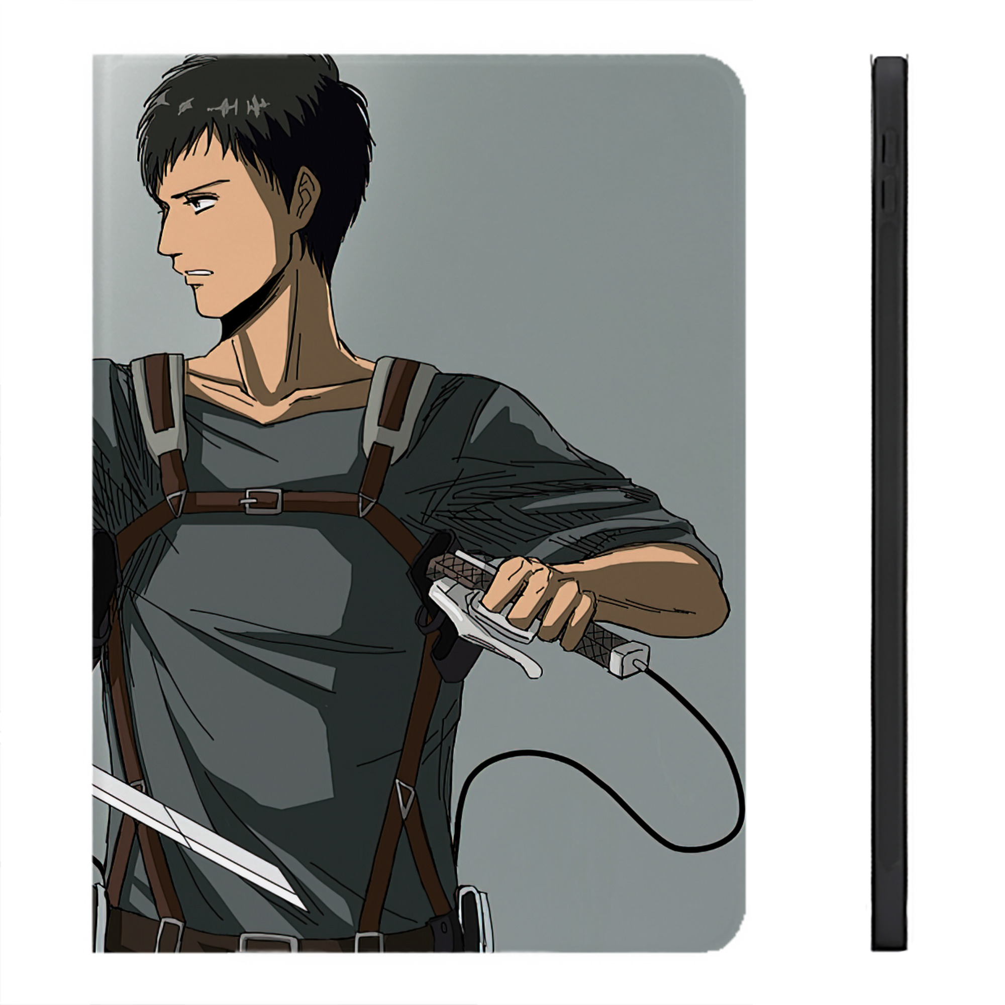 （画像用） 進撃の巨人 Attack on Titan IPadケース ペンホルダー付き ブックスタイルデザイン
